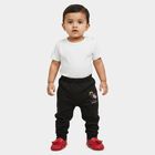 Infants' Dark Grey Regular Fit Graphic Printed Pyjama, Dark Grey, small