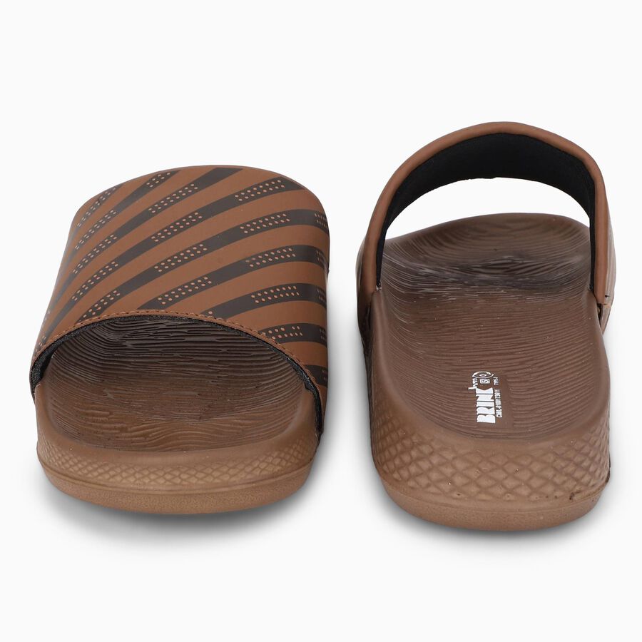 Men's Slipper, Brown, large