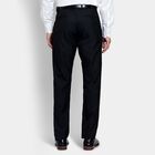 Men's Slim Fit Formal Trousers, Black, small image number null