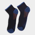 Men's Socks (Pack of 3), नेवी ब्लू, small