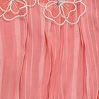 Girls' Pink Round Neck Romantic T-Shirt, हल्का गुलाबी, small