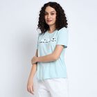 Ladies' Round Neck T-Shirt , Light Blue, small image number null