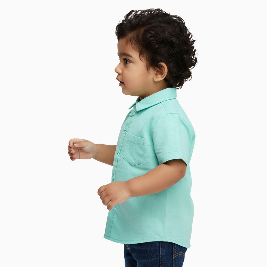 Infants' Shirt, Light Green, large image number null