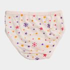 Girls Multicolour Regular Fit Printed and Solid Panties, Lilac, small