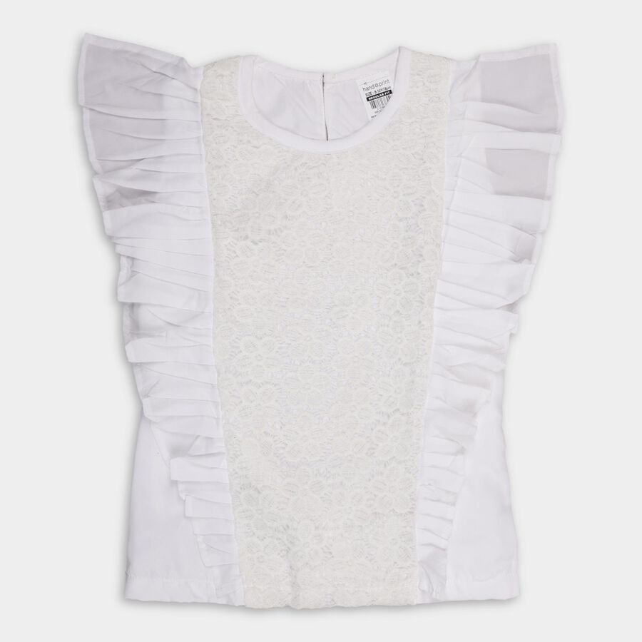 Girls' T-Shirt , White, large image number null