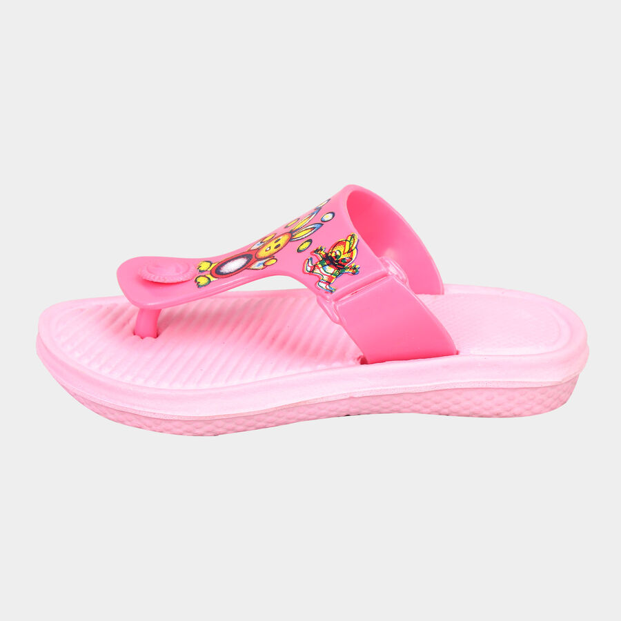 Girls Moulded Slipper, Pink, large image number null