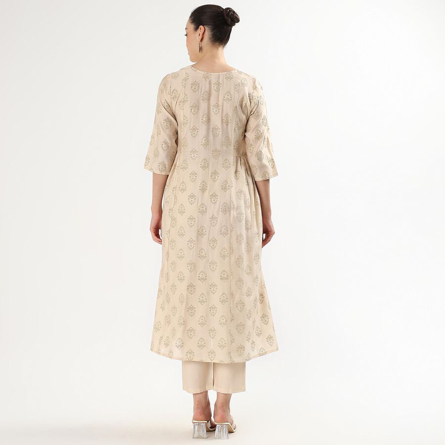 Ladies' Ethnic Set, ऑफ व्हाइट, large image number null