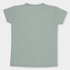 Boys' Light Green Crew Neck Casual T-Shirt, Light Green, small image number null