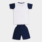 Boys' 100% Cotton Knit Baba Suit , सफ़ेद, small image number null