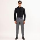 Men's Slim Fit Casual Trousers , हल्का ग्रे, small image number null