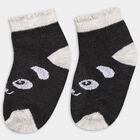 Girls' Socks (Pack of 2), Light Grey, small image number null