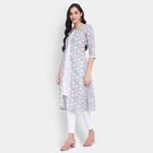 All Over Print Kurta, Light Grey, small image number null