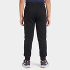 Boys Black Jogger Fit Contrast Panel Pyjama, Black, small