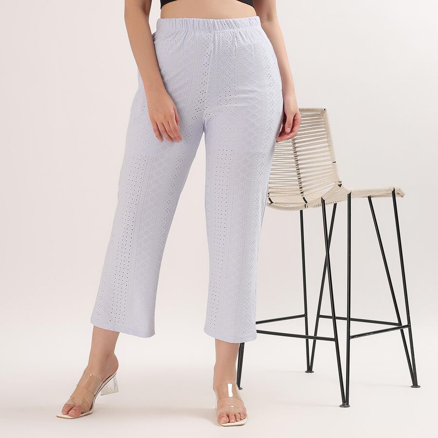 Ladies' Trousers, हल्का नीला, large image number null