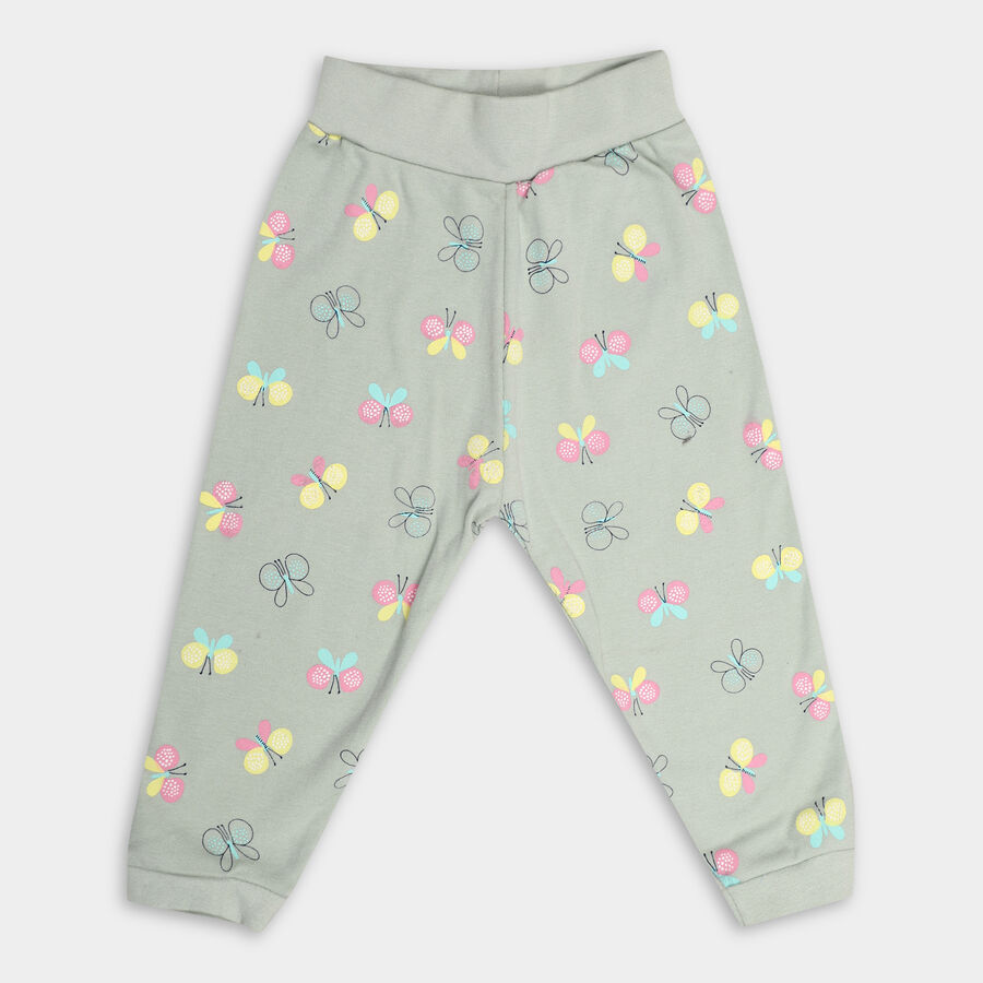 Kids' Cotton Pyjama, हल्का हरा, large image number null