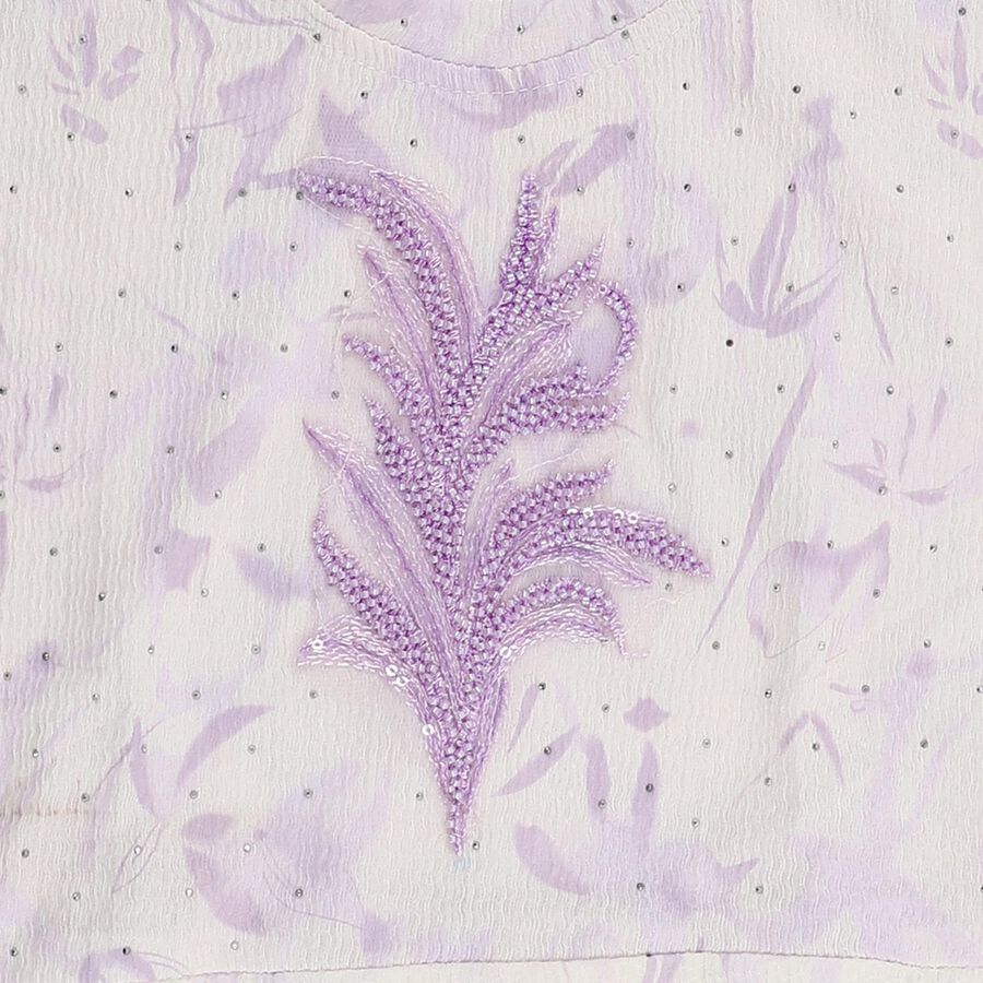 Girls' Off-White Round Neck Casual T-Shirt, ऑफ व्हाइट, large image number null