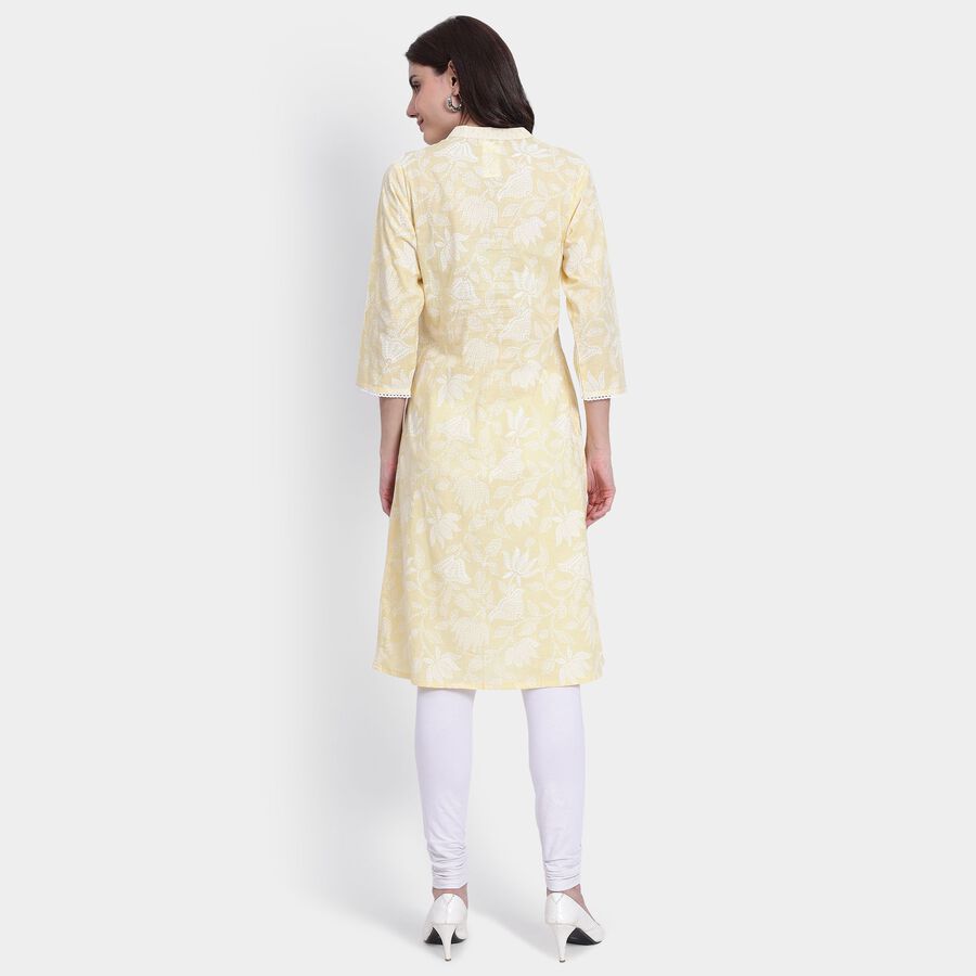 Ladies' Kurta, Yellow, large image number null