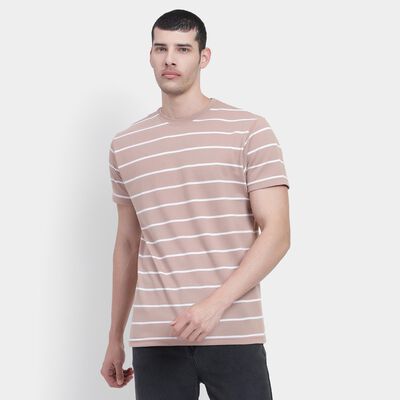 Men's Round Neck Half Sleeves T-Shirt 