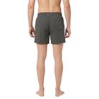Men's Black Classic Fit Solid Boxers, काला, small