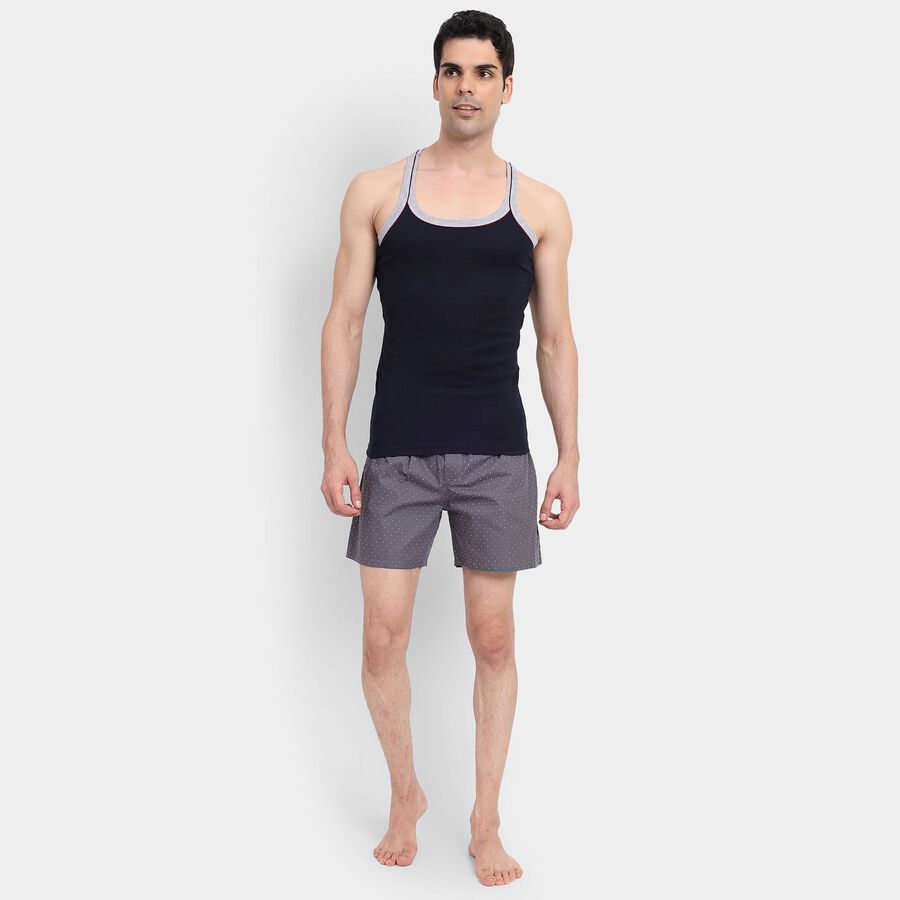 Men's 100% Cotton Gym T-Shirt , Navy Blue, large image number null