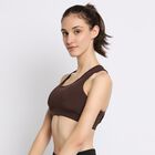 Ladies' Sports Bra , Brown, small image number null