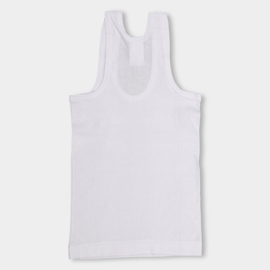 Boys' 100% Cotton Vest (Pack of 2), Light Blue, large image number null