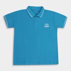 Boys' Half Sleeves T-Shirt , टील ब्लू, small image number null