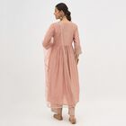 Women's Light Pink Embroidered Ethnic Set, हल्का गुलाबी, small image number null