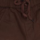 Boys'100% Cotton Trousers, Brown, small image number null