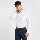 Men's White Classic Formal Shirt, White, small