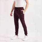 Cut & Sew Track Pants, Maroon, small image number null