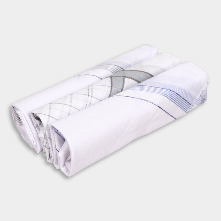 Men's Hanky, White, large image number null