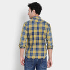 Cotton Checks Casual Shirt, Mustard, small image number null