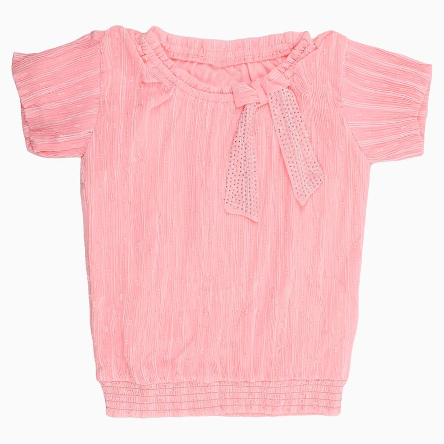 Girls' T-Shirt, Peach, large image number null