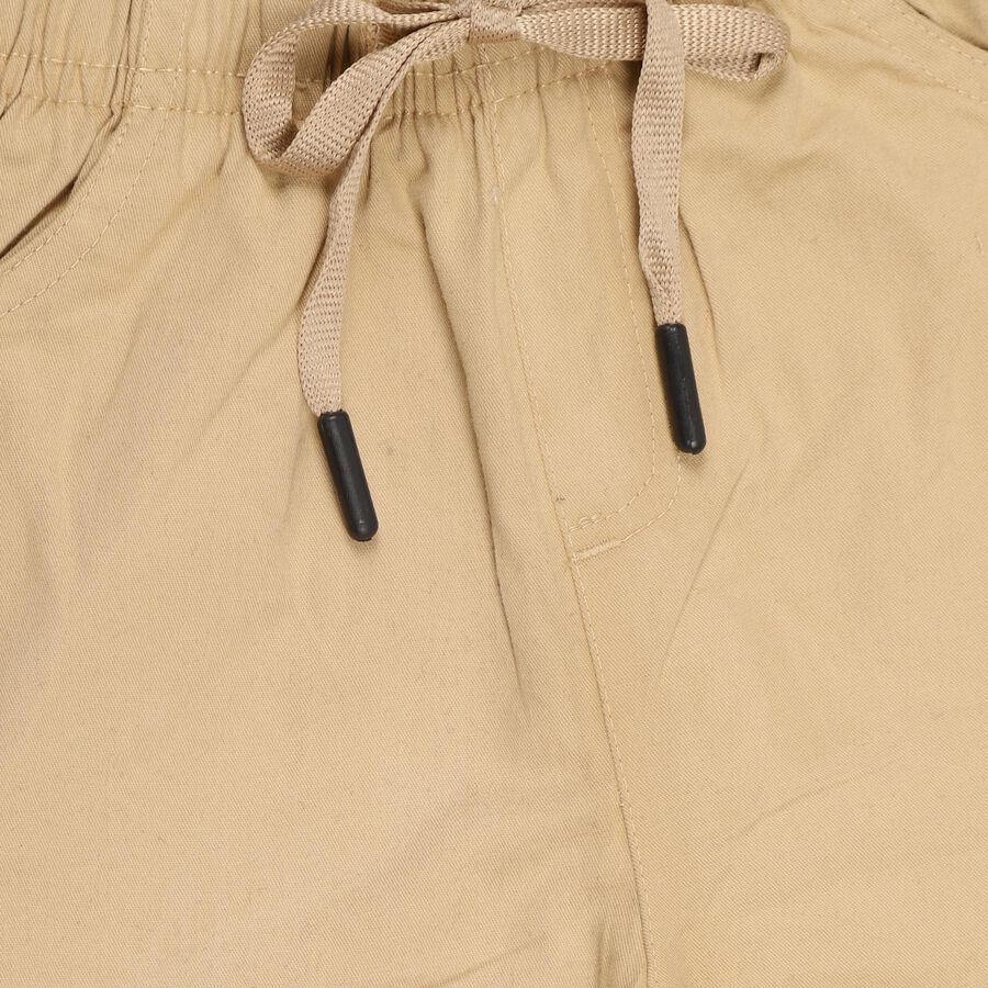 Boys' 100% Cotton Basic Five Pockets Trouser, Khaki, large image number null