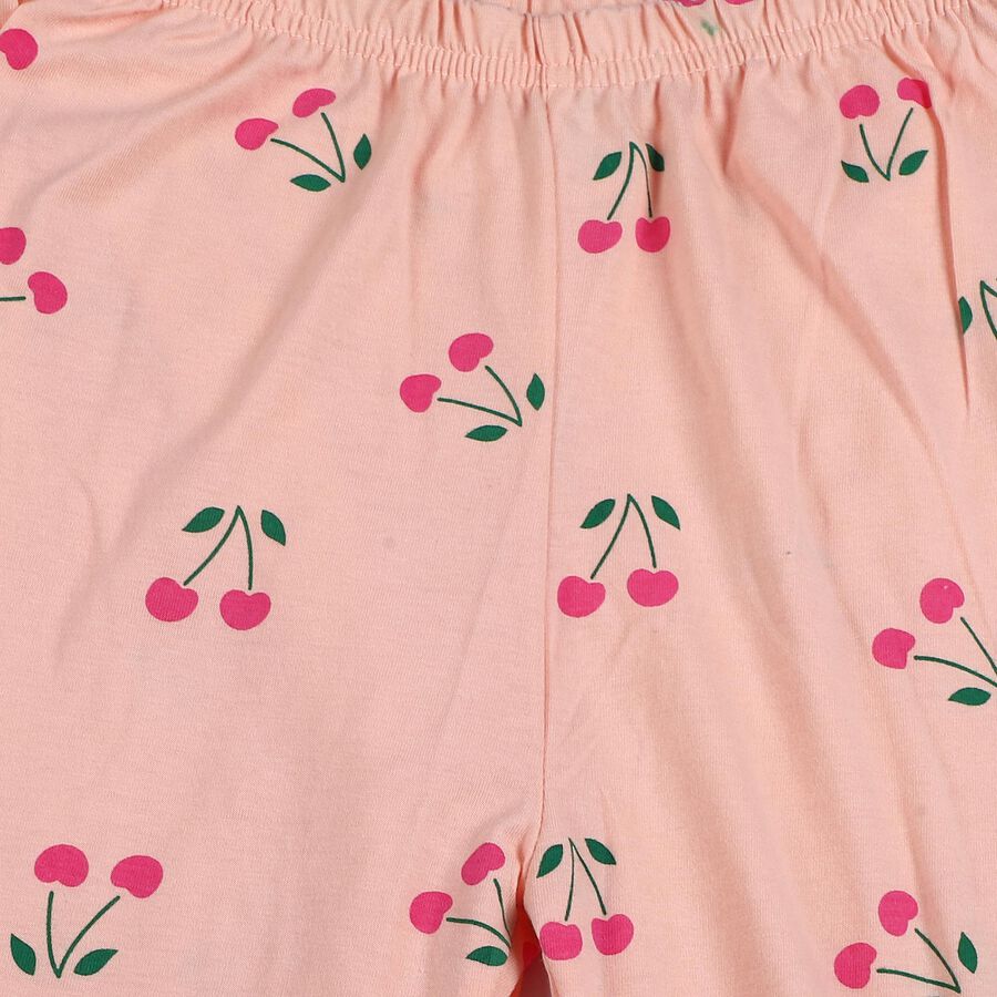 Girls' Pyjama, Peach, large