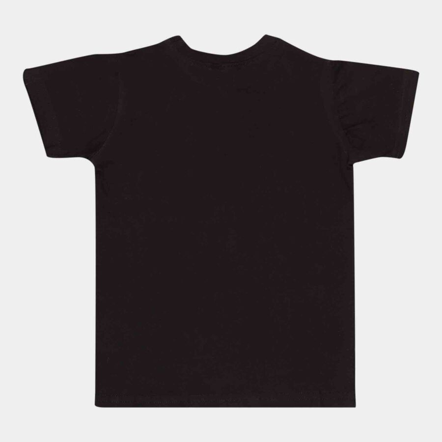 Printed T-Shirt, Black, large image number null