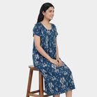 Women's Dark Blue Nighty, Dark Blue, small