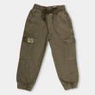 Boys' Cargo Trouser, Olive, small