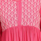 Ladies' Kurta Pyjama Set, Fuchsia, small image number null