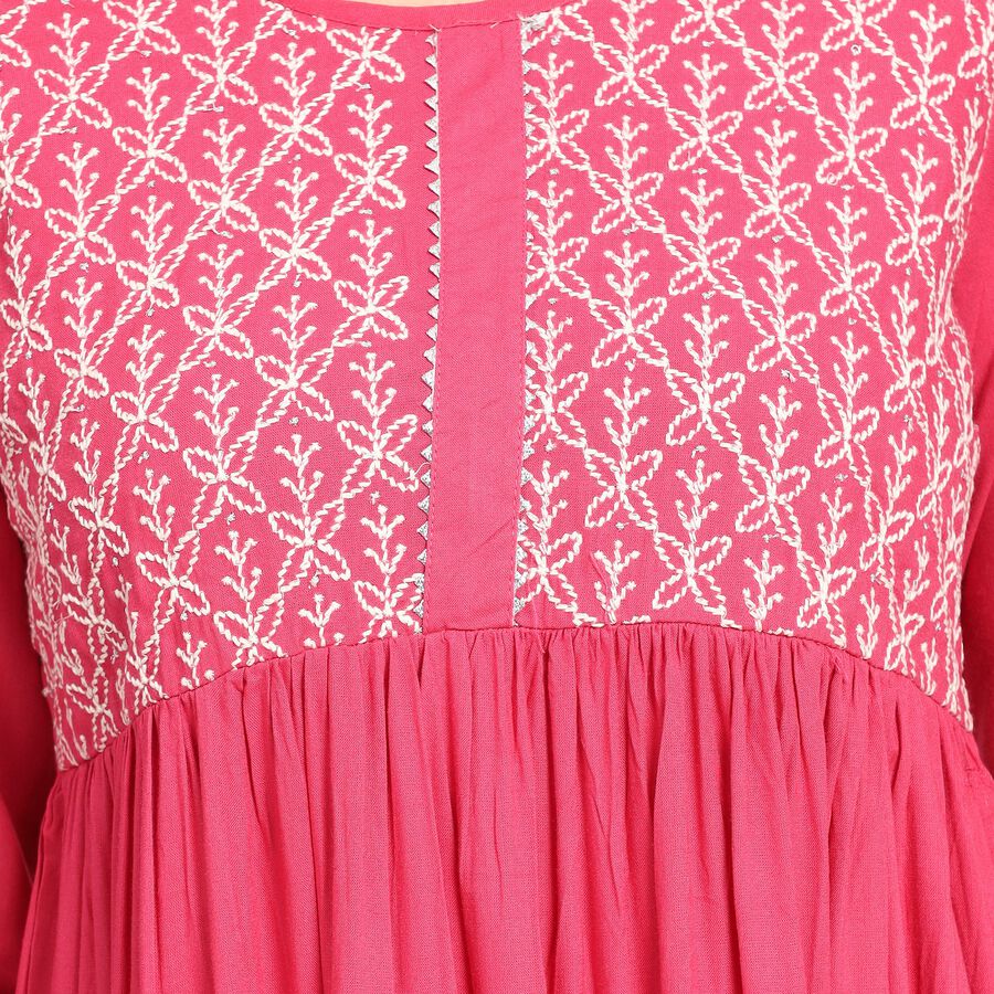 Ladies' Kurta Pyjama Set, Fuchsia, large image number null