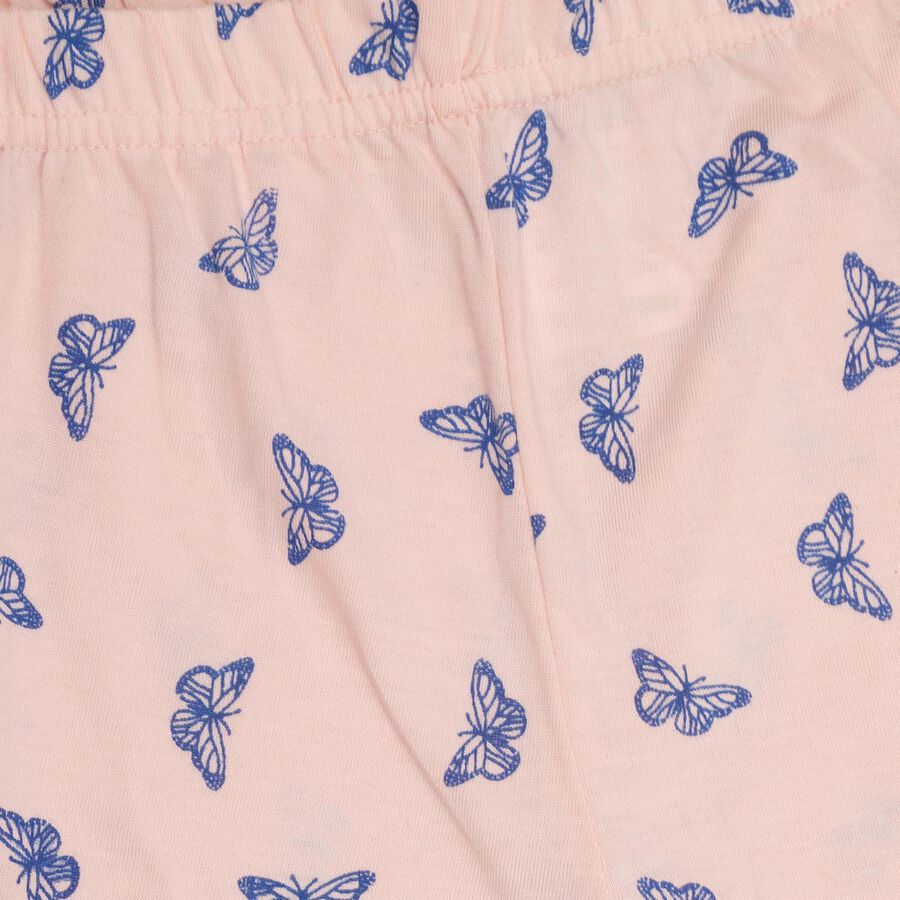 Girls' Pyjamas , हल्का गुलाबी, large