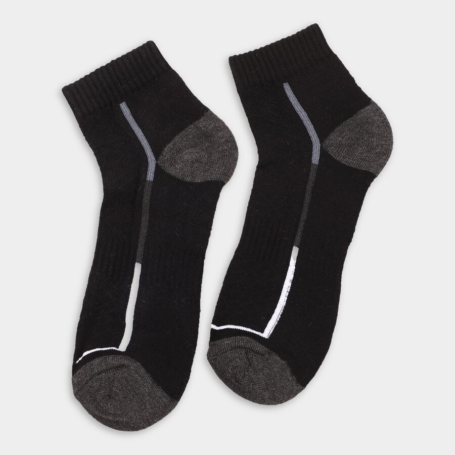 Men's Socks (Pack of 2), मिश्रित हल्का ग्रे, large