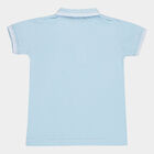 Boys Solid T-Shirt, Light Blue, small image number null