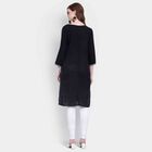 Solid Kurta, Black, small image number null