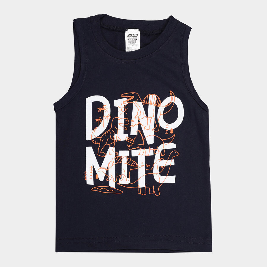 Boys T-Shirt, Navy Blue, large image number null