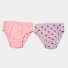 Girls' Light Blue Regular Fit Printed Panty, हल्का नीला, small