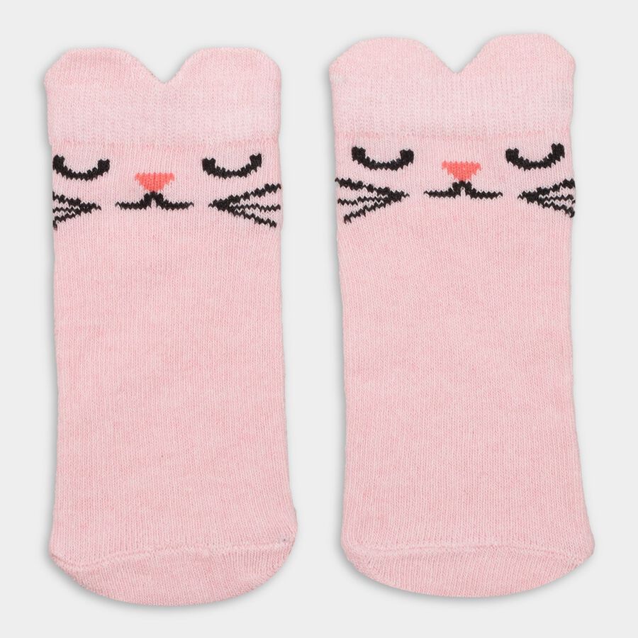 Girls' Socks (Pack of 2), Yellow, large image number null