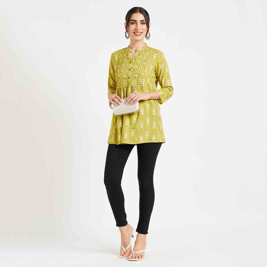 Printed Kurta, Olive, large image number null