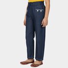 Girls' Blue Slim Fit Jeans, Dark Blue, small